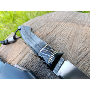 СТРУМОК ніж ручної роботи майстра студії GARAGE ART, сталь сталь N690, 60 HRC. Photo 3